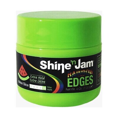 Ampro Shine n jam Rainbow Edges Extra Hold and Shine Melon 4 oz.