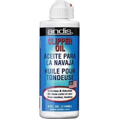 Andis Clipper Oil Lubricant for Clipper Trimmer Blades 4 oz