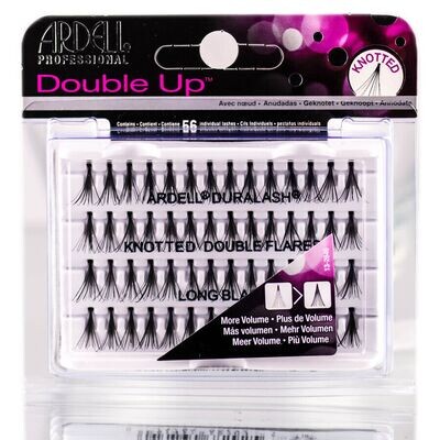 Ardell Double Up Duralash Knotted Double Flares Long Black