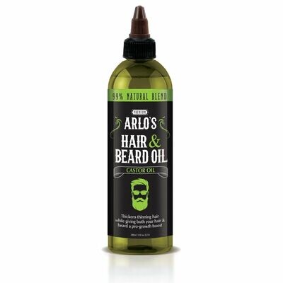 Arlo's Hair & Beard Oil with Castor Oil 8 oz.