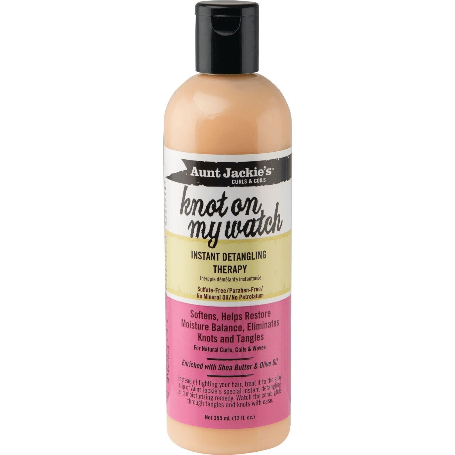 Aunt Jackie&#39;s Curl &amp; Coil Knot on My Watch Detangling Therapy 12 oz.