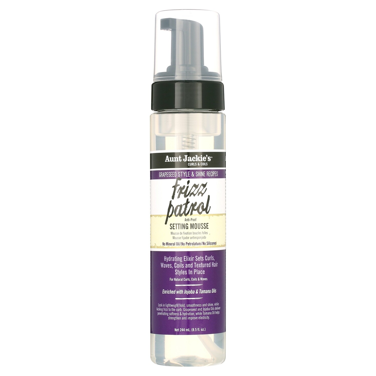 Aunt Jackie&#39;s Curl &amp; Coil Frizz Control Setting Mousse 8.5 oz.