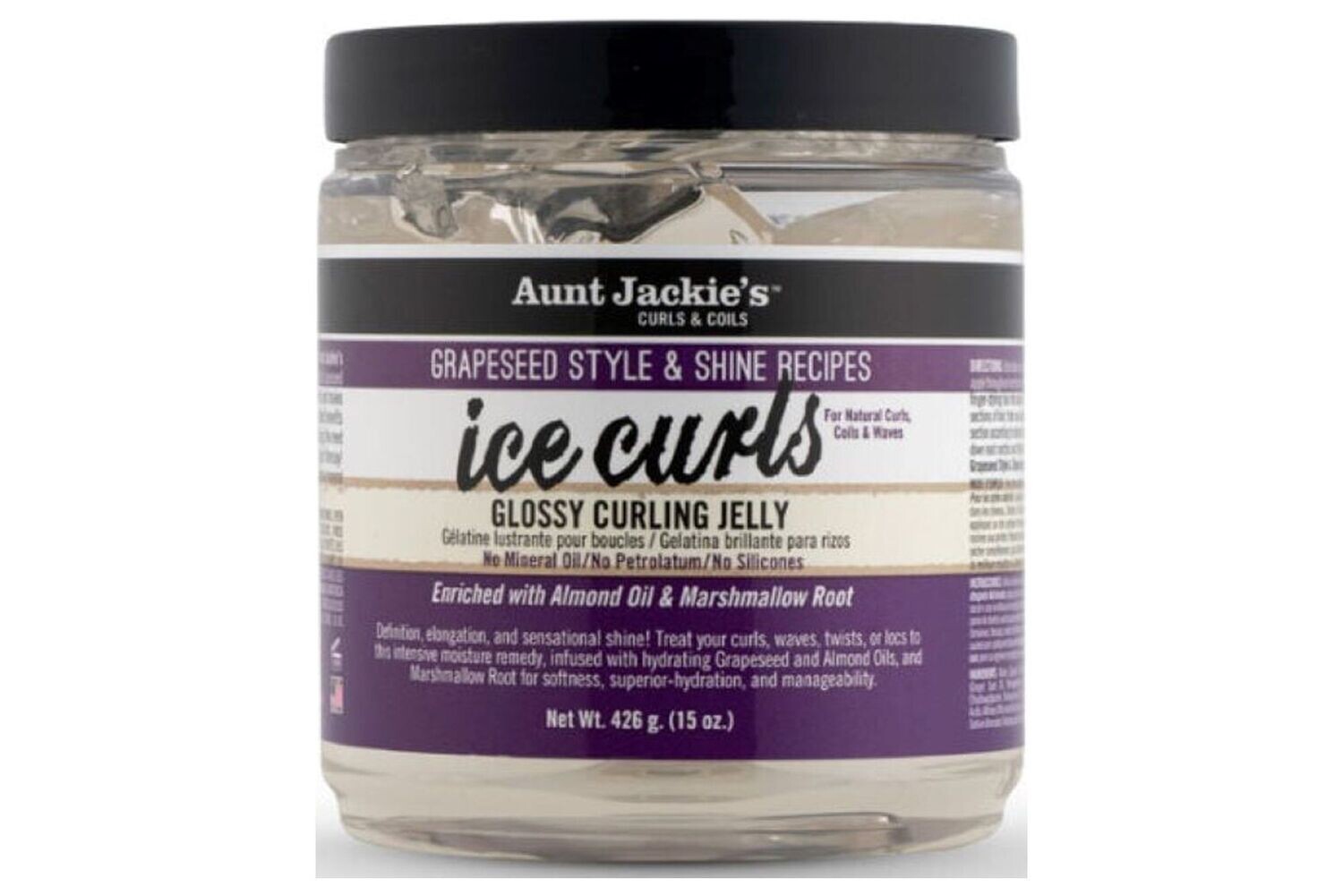 Aunt Jackie&#39;s Curl &amp; Coils Ice Curls Glossy Curling Jelly 15 oz.