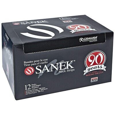 Sanek Barber Salon Graham Beauty Neck Strips 12 Pack