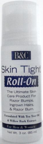 B&amp;C Skin Tight Roll-on Razor Bumps, Ingrown &amp; Razor Burnp Treatment  Regular 3 oz.