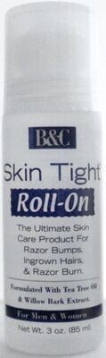 B&amp;C Skin Tight Roll-on Razor Bumps, Ingrown &amp; Razor Burnp Treatment  Regular 3 oz.