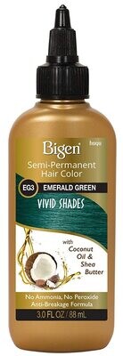 Bigen Semi-Permanent Hair Color EG3 Emerald Green 3 oz.