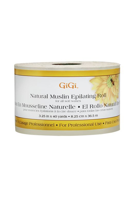 Gigi Natural Muslin Epilating Roll - 40 yards