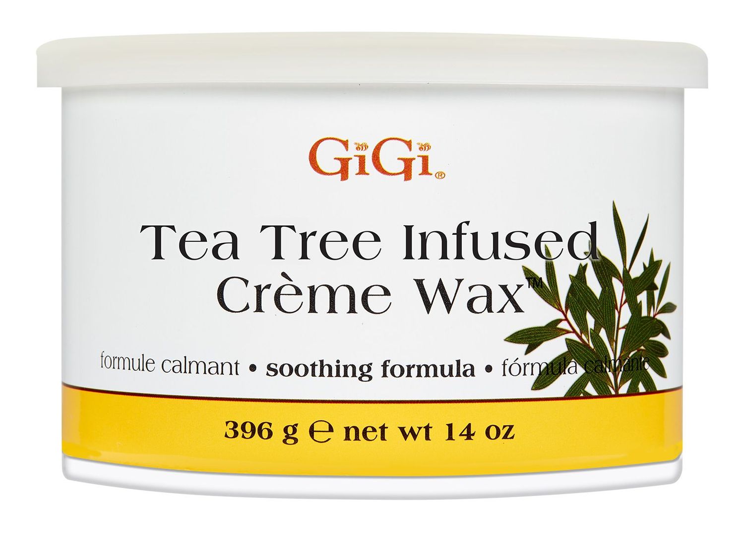 Gigi Tea Tree Infused Creme Wax 14 oz