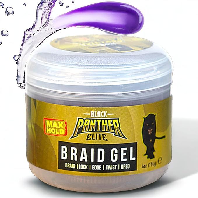 Black Panther Elite Braid Gel 4 oz.