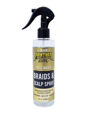 Black Panther Elite Rose Water Braids & Scalp Spray 8 oz.