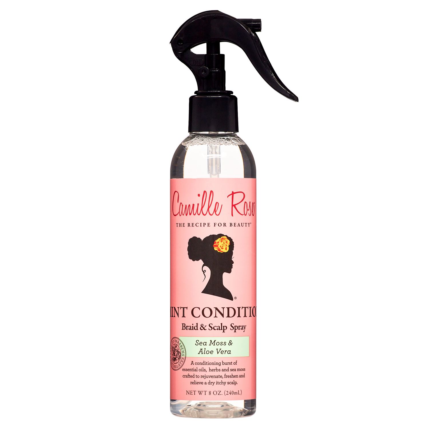 Camille Rose Mint Conditioner Braid &amp; Scalp Spray 8 oz.