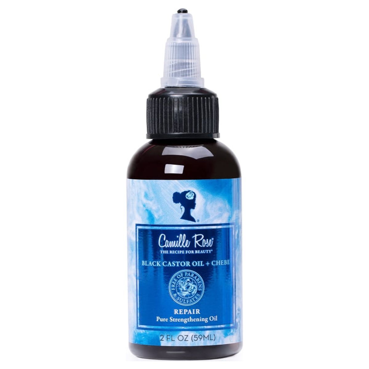 Camille Rose Black Castor Oil + Chebe repair Pure Strengthening Oil 2 oz.