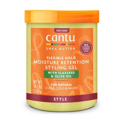 Cantu Shea Butter Moisture Retention Styling Gel Flex with Flaxseed and Olive 18.5