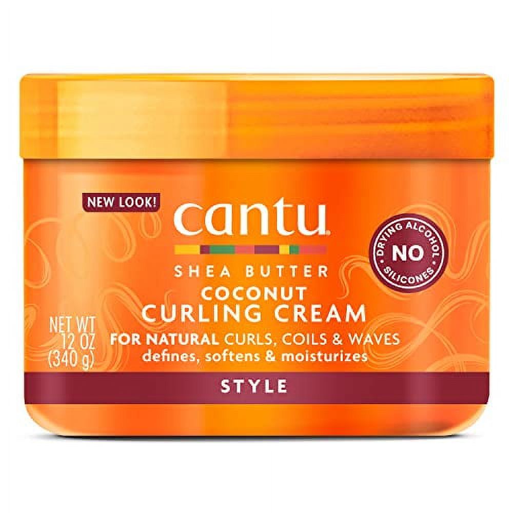 Cantu Shea Butter Natural Hair Coconut Curling Cream 12 oz.