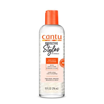 Cantu Protective Styles by Angela Hair Bath &amp; Cleanser with Apple Cider Vinegar &amp; Aloe 10 oz.