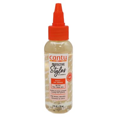 Cantu Protective Styles by Angela Daily Oil Drops with Tea Tree Oil 2 oz.