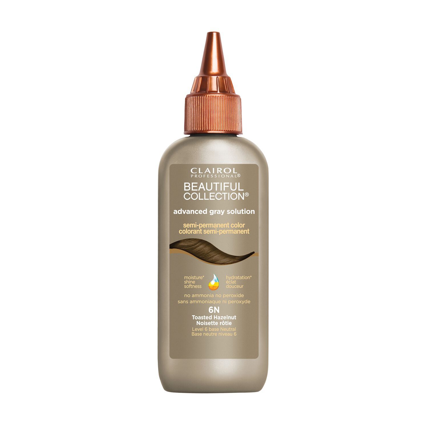 Clairol Beautiful Collection Toasted Hazelnut #6N 3 ox.