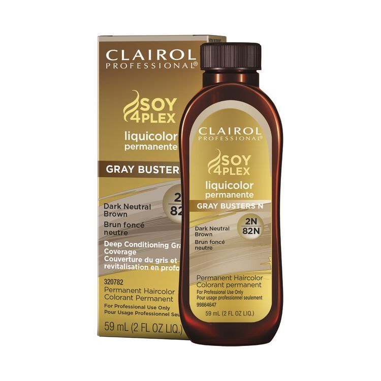 CLAIROL LIQ PERM [2N/82N] DARK NEUTRAL BROWN (04881)(10751) 2 OZ,