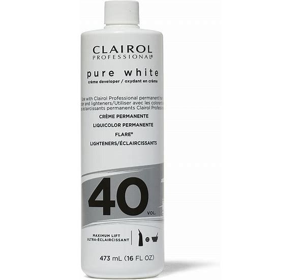 Clairol Professional Pure White Creme Developer 40 Volume 16 oz.