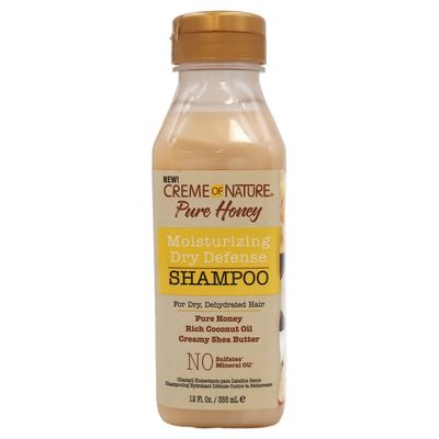 Cream of Nature Pure Honey Moisturizing Dry Defense Shampoo 12 oz.