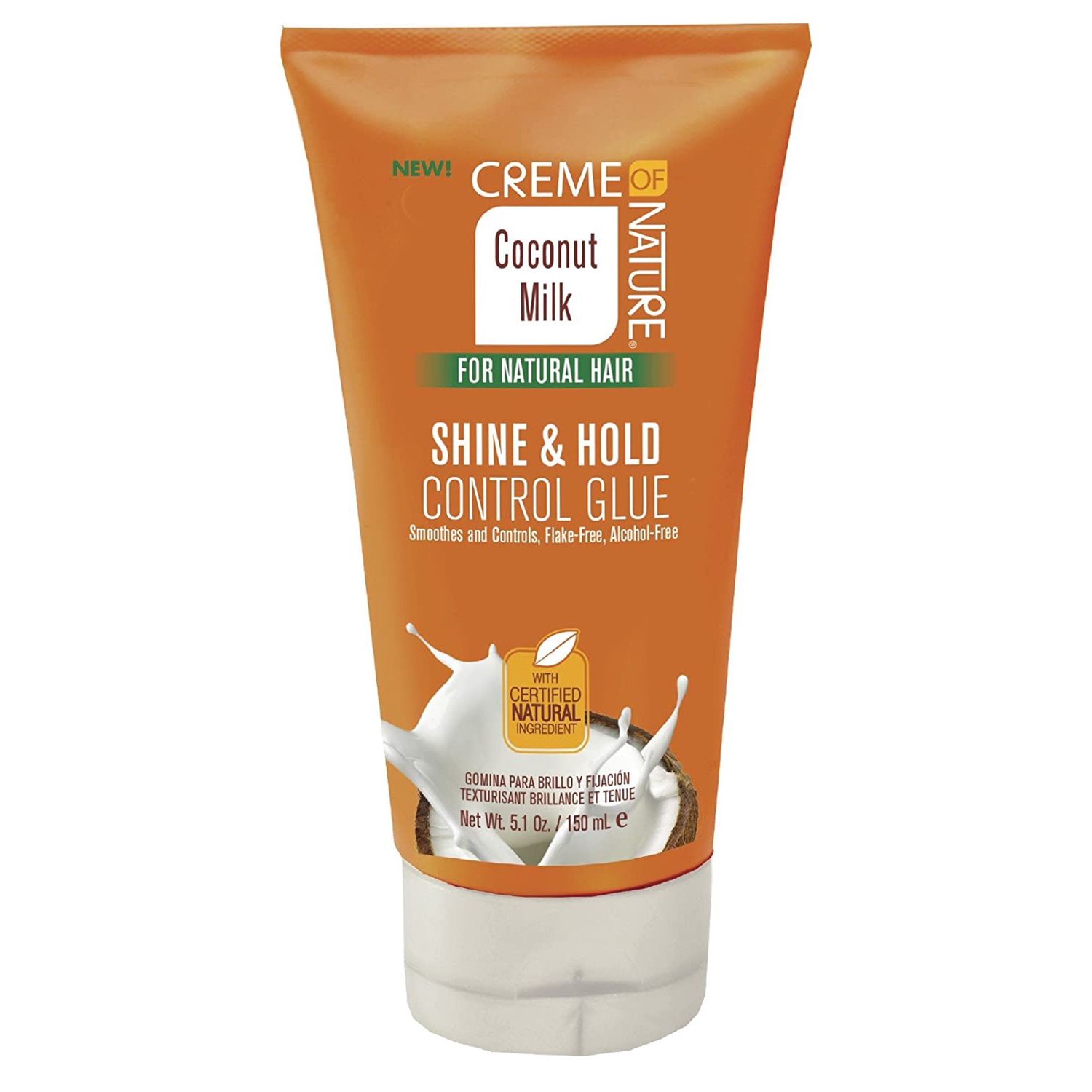 Cream of Nature- Coconut Milk Shine &amp; Hold Control Glue 5.1 oz.