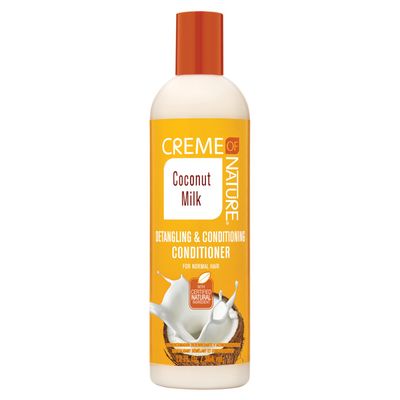 Cream of Nature -Coconut Milk Detangling &amp; Conditioning Conditioner 12 oz.