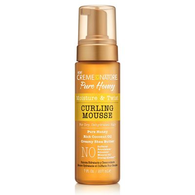 Cream of Nature Pure Honey Moisture &amp; Twist Curling Mousse 7 oz.