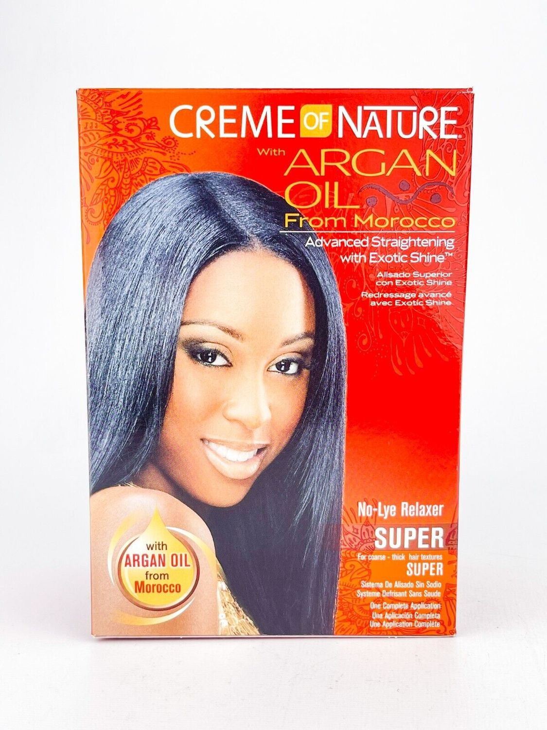 Cream of Nature Argan Oil No Lye Relaxer Super