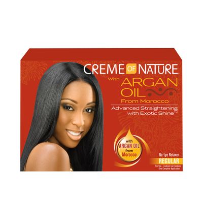 Cream of Nature Argan Oil No Lye Relaxer Regular