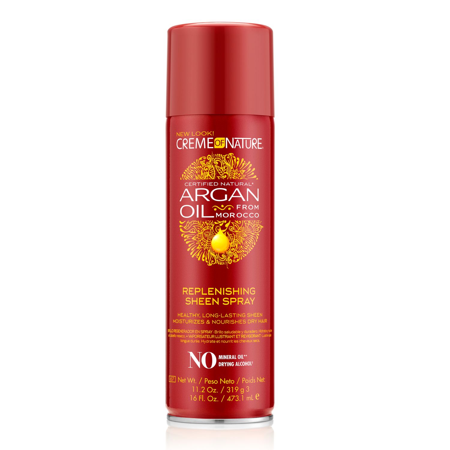 Cream of Nature Argan Oil Replenishing Sheen Spray 11.2 oz.