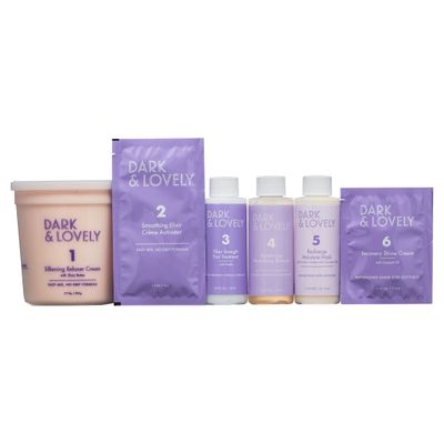Dark &amp; Lovely Triple Nourished Shine Enhancing Silkening Hair Relaxer Regular Strength