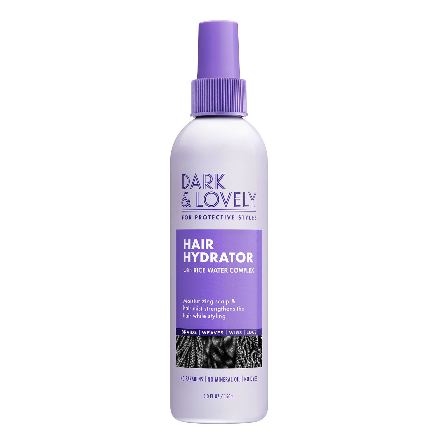 Dark &amp; Lovely for Protective Styles Hair Hydrator with Rice Water Complex 5 oz.