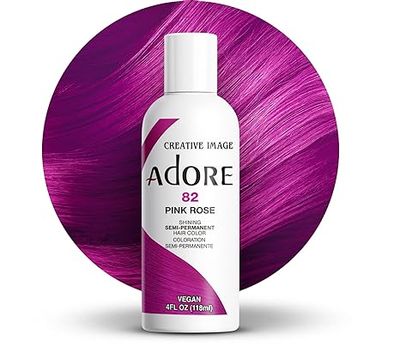 Adore Semi Perm Hair Color – 82 Pink Rose 4 oz