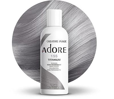 Adore Semi Perm Hair Color - Titanium 4 oz