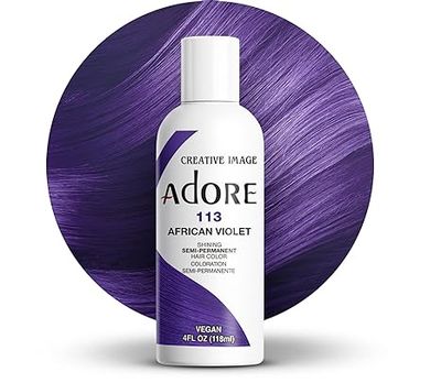 Adore Semi Perm Hair Color - African Violet 4 oz