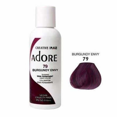 Adore Semi Perm Hair Color - Burgundy Envy 4 oz