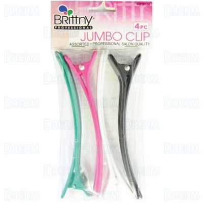 Brittny Jumbo Hair Clips 4pcs BR58106