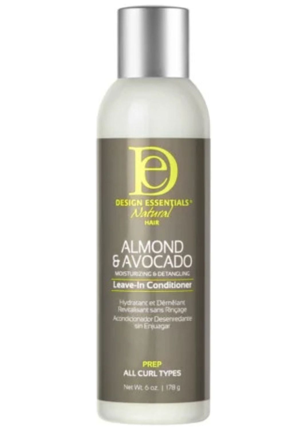 Design Essential Almond &amp; Avocado Leave- In Conditioner 12 oz.
