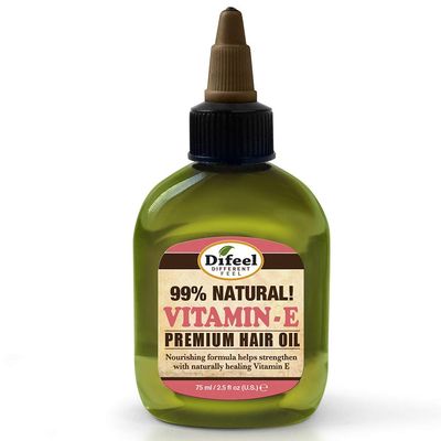Difeel Different Feel Natural Hair Oil Vitamin E 2.5 oz.