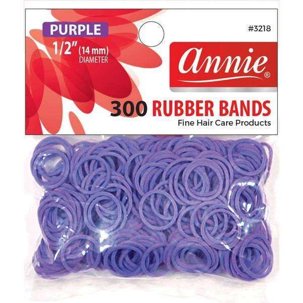 Annie Rubber Bands Purple 300 count