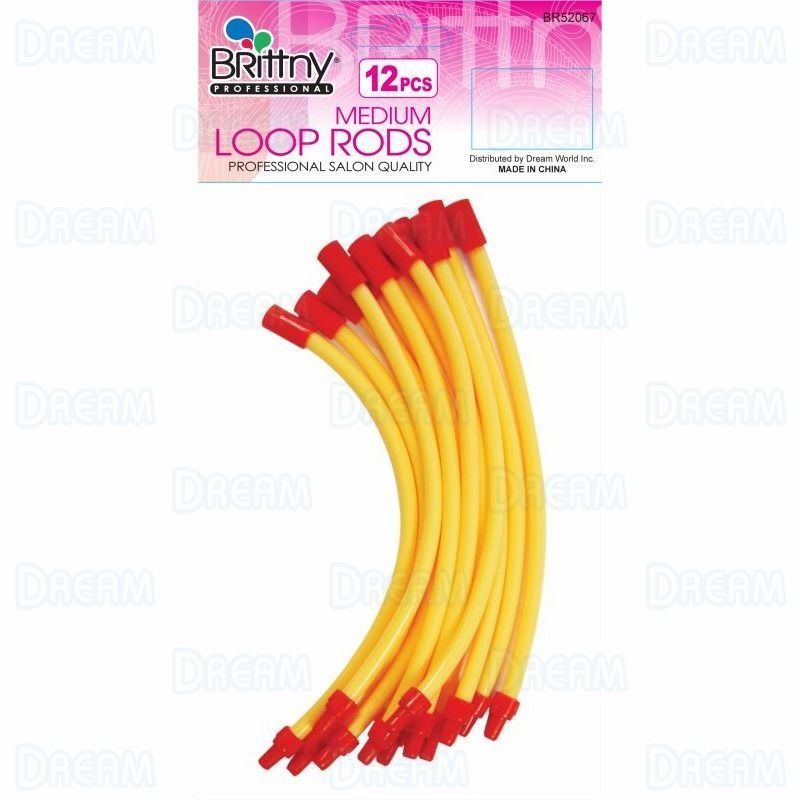 Dream World 12 pcs Loop Rods Medium Yellow 3.8