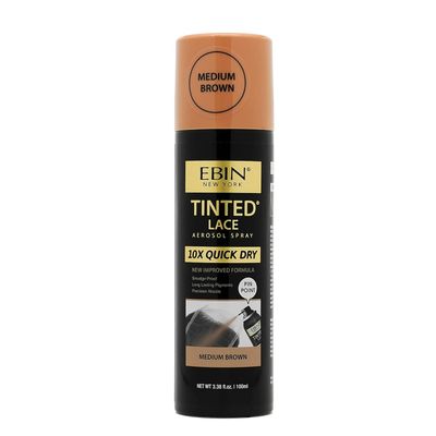 Ebin Tinted Lace Spray10x Medium Brown