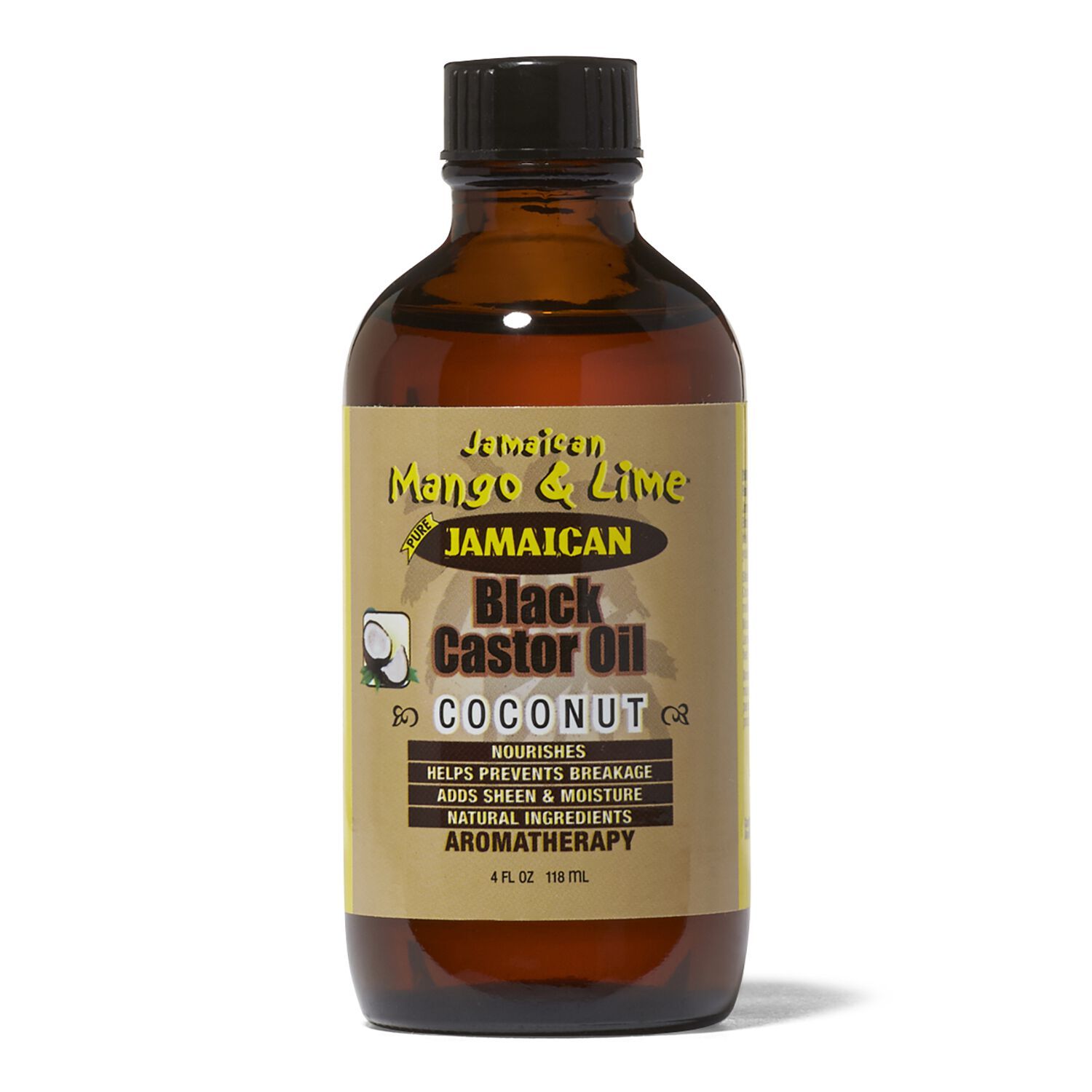 Jamaican Mango &amp; Lime Black Castor &amp; Coconut Oil 4 oz.