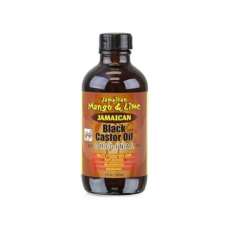 Jamaican Mango &amp; Lime Black Castor Oil Original 4 oz.