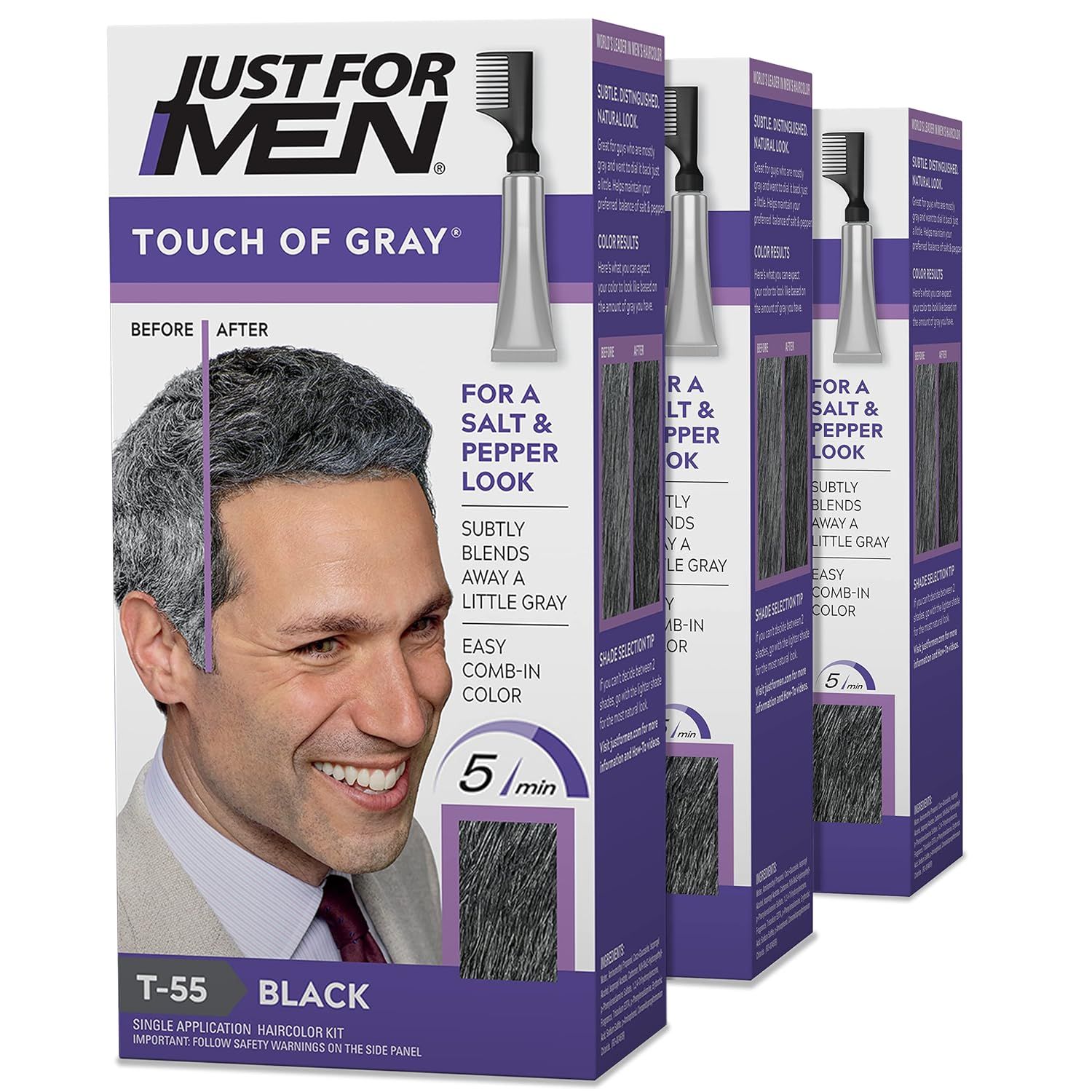 Just For Me Touch Of Gray Black Kit T-55
