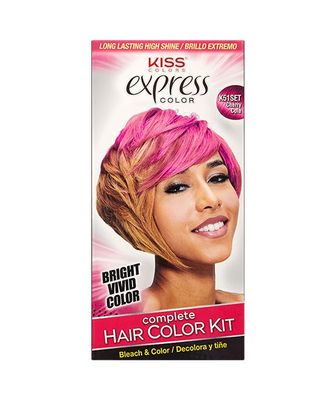 Kiss Colors Express Complete Hair Kit Cherry Cola