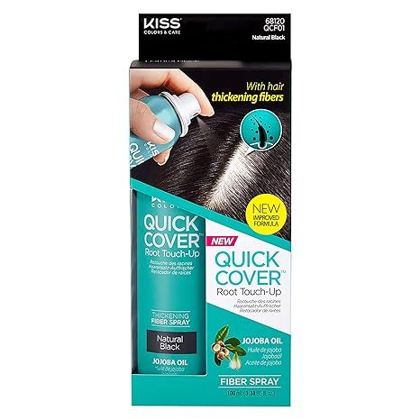 Kiss Quick Colors Root Touch Up Natural Black 3.38 oz