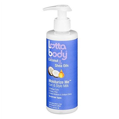 Lotta Body Coconut &amp; Shea Oils Moisturize Me Curl &amp; Style Milk 8 oz.
