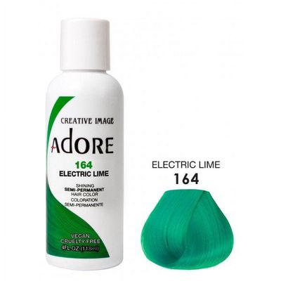 Adore Semi Perm Hair Color - Electric Lime 4 oz